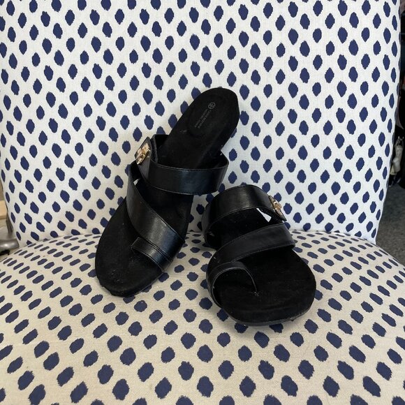 Giani Bernini Black Sandals Size 10 - Picture 1 of 6